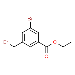 ChemSpider 2D Image | Ethyl 3-bromo-5-(bromomethyl)benzoate | C10H10Br2O2