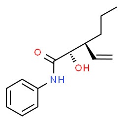 ChemSpider 2D Image | (2S,3S)-2-Hydroxy-N-phenyl-3-vinylhexanamide | C14H19NO2
