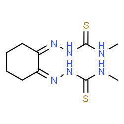 ChemSpider 2D Image | (2Z,2'Z)-2,2'-(1,2-Cyclohexanediylidene)bis(N-methylhydrazinecarbothioamide) | C10H18N6S2