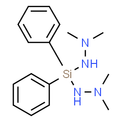 ChemSpider 2D Image | 2,2'-(Diphenylsilanediyl)bis(1,1-dimethylhydrazine) | C16H24N4Si