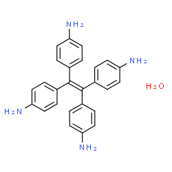 ChemSpider 2D Image | 4,4',4'',4'''-(1,1,2,2-Ethenetetrayl)tetraaniline hydrate (1:1) | C26H26N4O