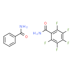 ChemSpider 2D Image | 2,3,4,5,6-Pentafluorobenzamide - benzamide (1:1) | C14H9F5N2O2