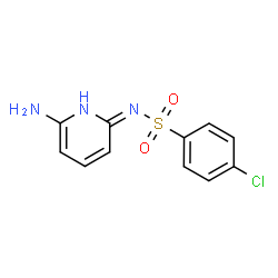 ChemSpider 2D Image | N-(6-Amino-2-pyridinyl)-4-chlorobenzenesulfonamide | C11H10ClN3O2S