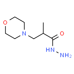 ChemSpider 2D Image | 2-Methyl-3-morpholinopropanehydrazide | C8H17N3O2