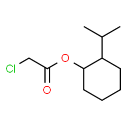 ChemSpider 2D Image | 2-Isopropylcyclohexyl chloroacetate | C11H19ClO2