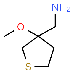 ChemSpider 2D Image | 1-(3-Methoxytetrahydro-3-thiophenyl)methanamine | C6H13NOS