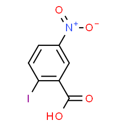 ChemSpider 2D Image | 2-Iodo-5-nitrobenzoic acid | C7H4INO4