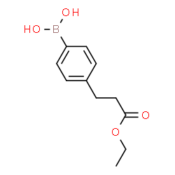 ChemSpider 2D Image | 1-Ethyl 4-boronobenzenepropanoate | C11H15BO4