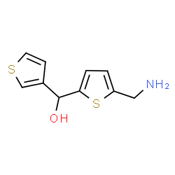 ChemSpider 2D Image | [5-(Aminomethyl)-2-thienyl](3-thienyl)methanol | C10H11NOS2