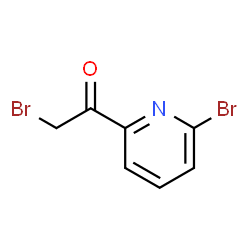 ChemSpider 2D Image | 2-Bromo-1-(6-bromo-2-pyridinyl)ethanone | C7H5Br2NO