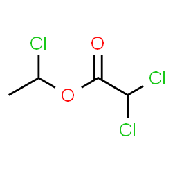 ChemSpider 2D Image | 1-Chloroethyl dichloroacetate | C4H5Cl3O2