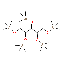 ChemSpider 2D Image | 1,2,3,4,5-Pentakis-O-(trimethylsilyl)-L-arabinitol | C20H52O5Si5