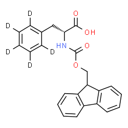 ChemSpider 2D Image | N-[(9H-Fluoren-9-ylmethoxy)carbonyl]-D-(2,3,4,5,6-~2~H_5_)phenylalanine | C24H16D5NO4