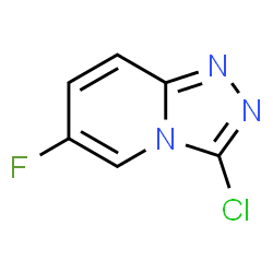 ChemSpider 2D Image | 3-Chloro-6-fluoro[1,2,4]triazolo[4,3-a]pyridine | C6H3ClFN3