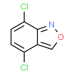 ChemSpider 2D Image | 4,7-Dichloro-2,1-benzoxazole | C7H3Cl2NO