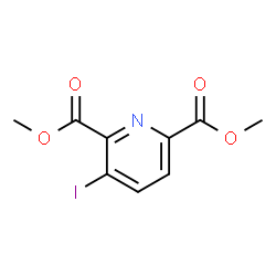 ChemSpider 2D Image | Dimethyl 3-iodo-2,6-pyridinedicarboxylate | C9H8INO4