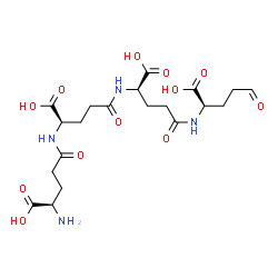 ChemSpider 2D Image | D-gamma-Glutamyl-D-gamma-glutamyl-D-gamma-glutamyl-5-oxo-D-norvaline | C20H30N4O12