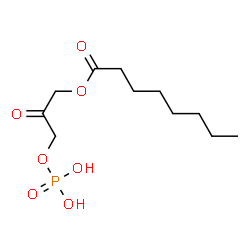 ChemSpider 2D Image | Octanoyl-glycerone 3-phosphate | C11H21O7P