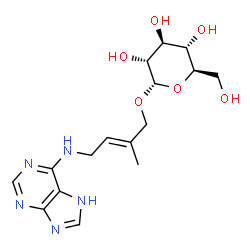 ChemSpider 2D Image | O-alpha-D-glucosyl-trans-zeatin | C16H23N5O6