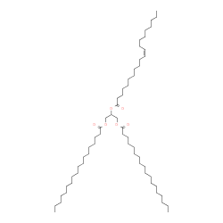 ChemSpider 2D Image | 1,3-Bis(stearoyloxy)-2-propanyl (11Z)-11-icosenoate | C59H112O6