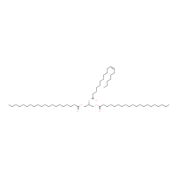 ChemSpider 2D Image | 2-[(11Z)-11-Octadecenoyloxy]-1,3-propanediyl diicosanoate | C61H116O6