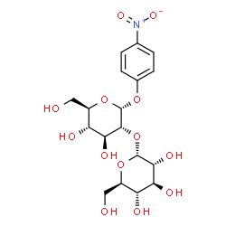 ChemSpider 2D Image | 4-Nitrophenyl 2-O-alpha-D-glucopyranosyl-alpha-D-glucopyranoside | C18H25NO13