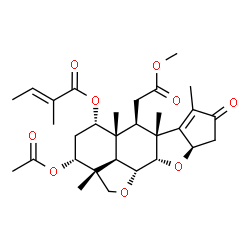 ChemSpider 2D Image | 17-defurano-17-oxosalannin | C30H40O9