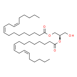 ChemSpider 2D Image | 2,3-dilinoleoyl-sn-glycerol | C39H68O5