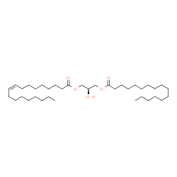ChemSpider 2D Image | 1-palmitoyl-3-oleoyl-sn-glycerol | C37H70O5