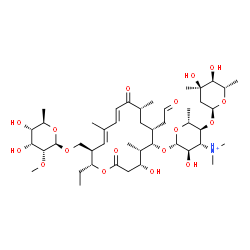 ChemSpider 2D Image | protonated Macrocin | C45H76NO17