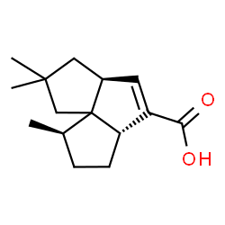 ChemSpider 2D Image | (1R,3aR,5aS)-1,7,7-Trimethyl-1,2,3,3a,5a,6,7,8-octahydrocyclopenta[c]pentalene-4-carboxylic acid | C15H22O2
