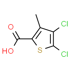 ChemSpider 2D Image | 4,5-Dichloro-3-methyl-2-thiophenecarboxylic acid | C6H4Cl2O2S