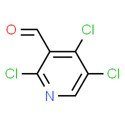 ChemSpider 2D Image | 2,4,5-Trichloronicotinaldehyde | C6H2Cl3NO