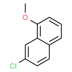 ChemSpider 2D Image | 7-Chloro-1-methoxynaphthalene | C11H9ClO