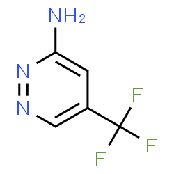 ChemSpider 2D Image | 5-(Trifluoromethyl)-3-pyridazinamine | C5H4F3N3