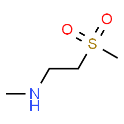 ChemSpider 2D Image | N-Methyl-2-(methylsulfonyl)ethanamine | C4H11NO2S