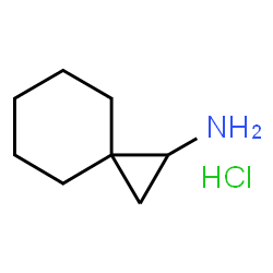 ChemSpider 2D Image | Spiro[2.5]octan-1-amine hydrochloride | C8H16ClN