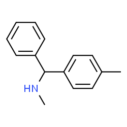 ChemSpider 2D Image | methyl[(4-methylphenyl)(phenyl)methyl]amine | C15H17N