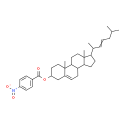 ChemSpider 2D Image | Cholesta-5,22-dien-3-yl 4-nitrobenzoate | C34H47NO4