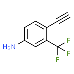 ChemSpider 2D Image | 4-Ethynyl-3-(trifluoromethyl)aniline | C9H6F3N