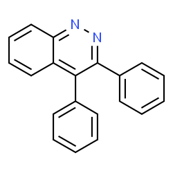 ChemSpider 2D Image | 3,4-Diphenylcinnoline | C20H14N2