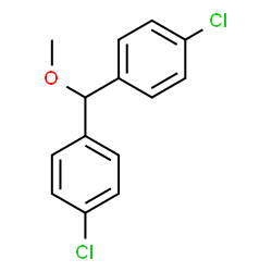 ChemSpider 2D Image | 1,1'-(Methoxymethylene)bis(4-chlorobenzene) | C14H12Cl2O