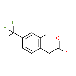 ChemSpider 2D Image | 2-Fluoro-4-(trifluoromethyl)phenylacetic acid | C9H6F4O2