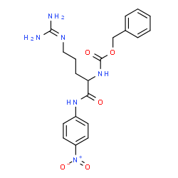 ChemSpider 2D Image | N~2~-[(benzyloxy)carbonyl]-N-(4-nitrophenyl)argininamide | C20H24N6O5