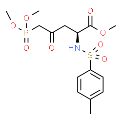 ChemSpider 2D Image | Methyl 5-(dimethoxyphosphoryl)-N-[(4-methylphenyl)sulfonyl]-4-oxo-L-norvalinate | C15H22NO8PS