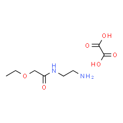 ChemSpider 2D Image | N-(2-Aminoethyl)-2-ethoxyacetamide ethanedioate (1:1) | C8H16N2O6