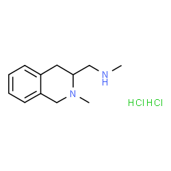 ChemSpider 2D Image | methyl[(2-methyl-3,4-dihydro-1H-isoquinolin-3-yl)methyl]amine dihydrochloride | C12H20Cl2N2