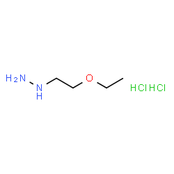 ChemSpider 2D Image | (2-Ethoxyethyl)hydrazine dihydrochloride | C4H14Cl2N2O
