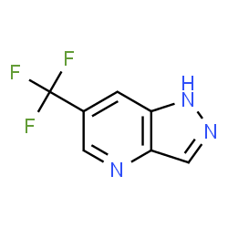 ChemSpider 2D Image | 6-(Trifluoromethyl)-1H-pyrazolo[4,3-b]pyridine | C7H4F3N3