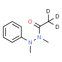 ChemSpider 2D Image | N,N'-Dimethyl-N'-phenyl(~2~H_3_)acetohydrazide | C10H11D3N2O
